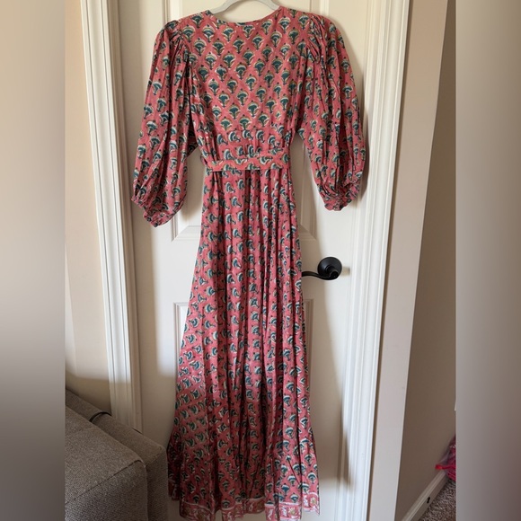 Marea Pink Floral Maxi Dress - Picture 5 of 9